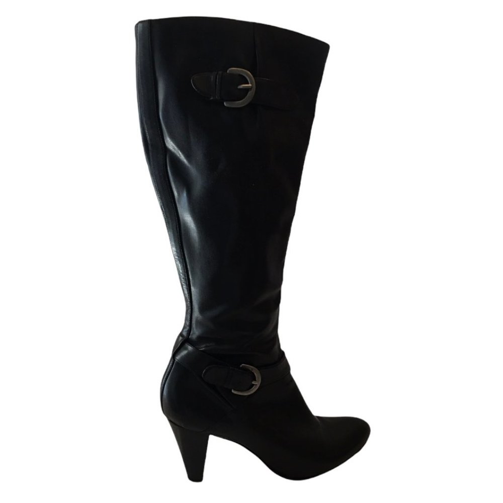 Alfani Black Knee High Boots – Medium Heel – Size 8.5